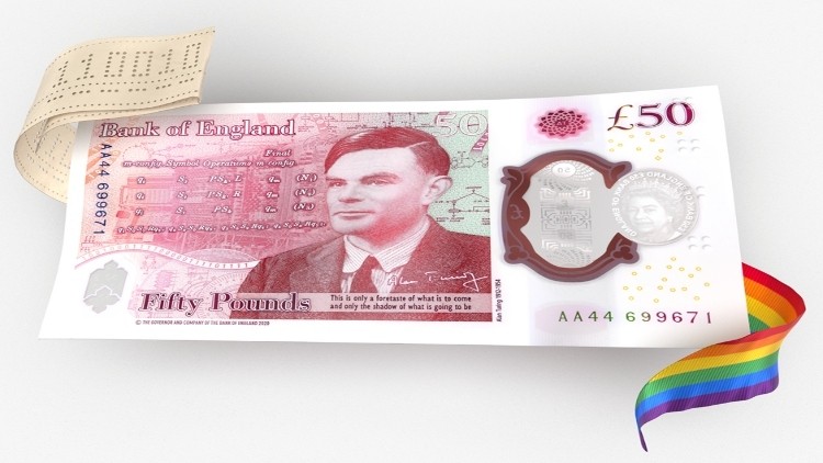 Latest addition: the new £50 note will come into circulation in June and has two security features, which can be checked to ensure they are genuine (image: Bank of England)