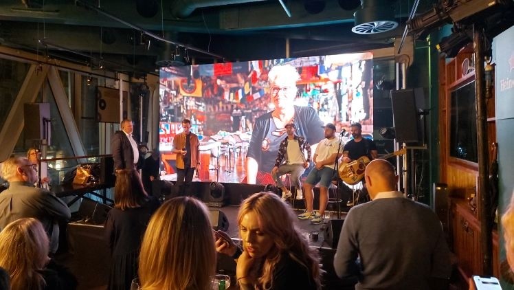 Awards ceremony: GBPA 2021 was streamed at the live party at Greenwood, Victoria, London