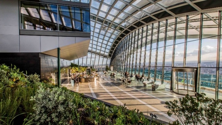 Iconic sites: The operator manages Sky Garden, central London