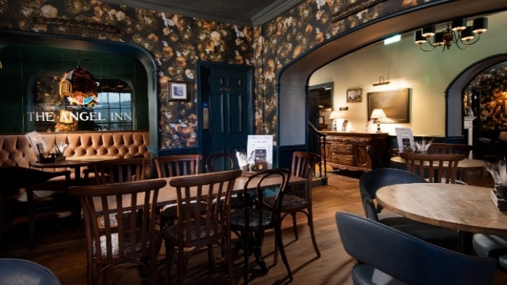 Escape to the lakes: Staff at the Angel Inn aim to welcome guests to the pub as they would their home