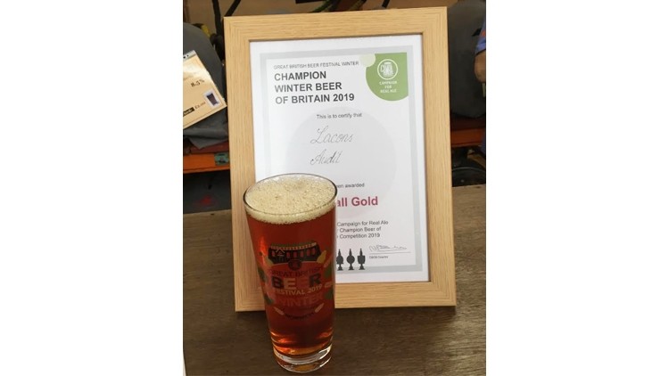 Champion beer: Audit Ale is an 8% ABV barley wine with marmalade and peach aromas