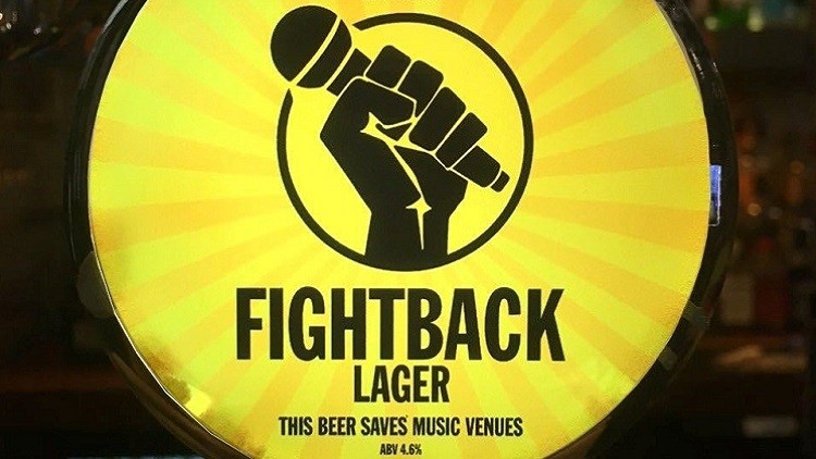 Tackling closures: Fightback Brewing Company will distribute the lager to help raise funds for grassroots music venues in trouble