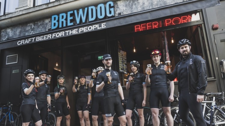 Quality gear: BrewDog Chain Gang will use BrewDog’s UK and international bars as cycling hubs