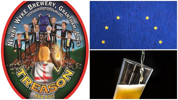 'A bit of a wind-up': May will be appearing on beer pump clips next year if Brexit isn't successfully achieved, according to Newby Wyke brewer Robert March