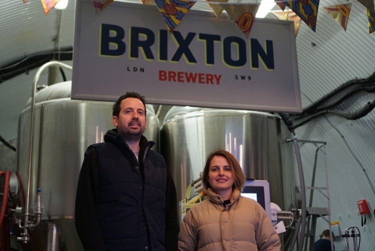 Partnership: Brixton Brewery founders Jez Galaun (left) and Xochitl Benjamin (right) are excited to work with Heineken