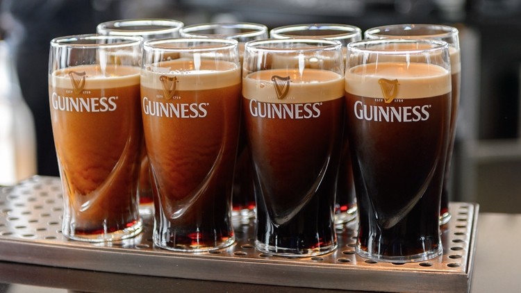 Bottoms up: Guinness is giving away nearly 10,000 pints in celebration of International Stout Day