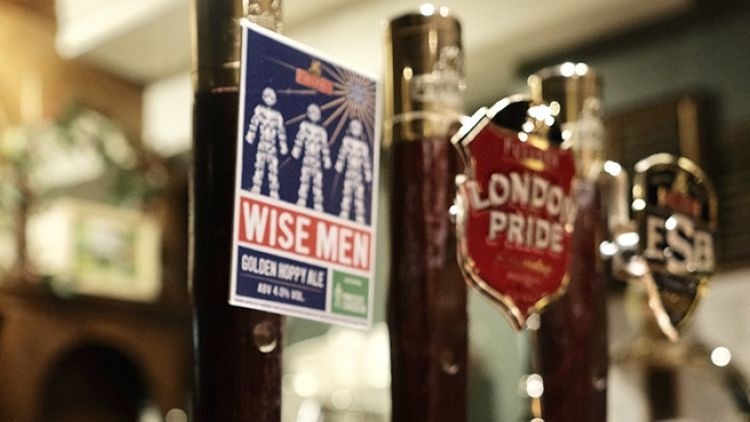 Charity beer: Wise Men is a 4% ABV golden ale