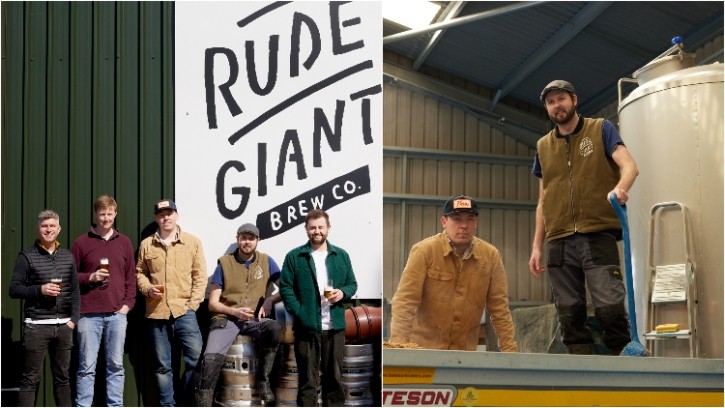 Rude boys: The team at Wilshire-based Rude Giant Brew Co