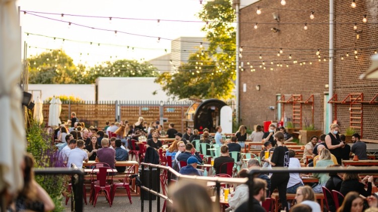 Plenty of room: Big Penny says its Walthamstow beer garden is one of the largest in the capital