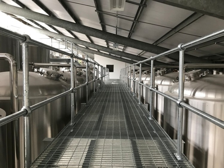 State-of-the-art: the training will take place at the brewery's new 60hl brewhouse in Yattendon