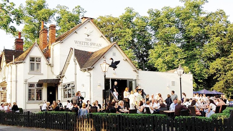 Heading out: outside space is a big draw for customers when choosing a summertime venue