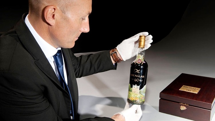 Vintage malt: The Macallan 1926 60-year-old sold at Christie's for a world record price of £1.2m