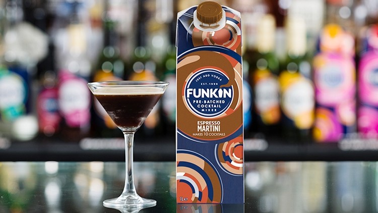 Easy serve: Funkin's Pre-Batched Espresso Martini Cocktail Mixer aims to allow operators to create a popular cocktail in a quick and consistent way