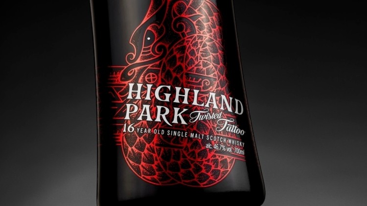 Winning whisky: Highland Park's Twisted Tattoo combines whisky matured in Rioja-seasoned wine casks and Bourbon casks