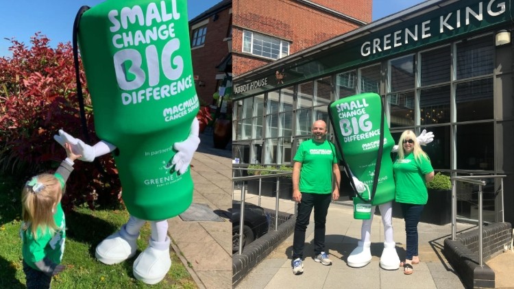 Half a million: Pubco Greene King raised a staggering amount for Macmillan Cancer Support last month