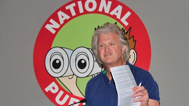 Positive thinking: JDW boss Tim Martin hailed the Pubwatch scheme at its national conference