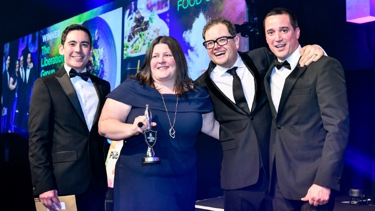 Award winning: the Liberation Group won Best Food Offer at the 2019 Publican Awards