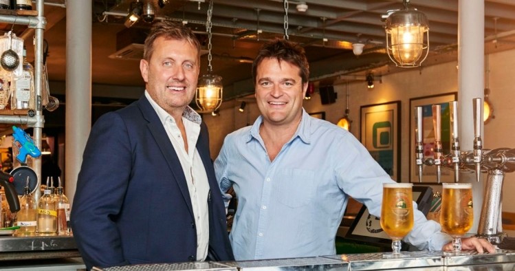 Big prospects: (l-r) Dan Shotton and Mark Draper sold Redcomb Pubs to Young’s in January