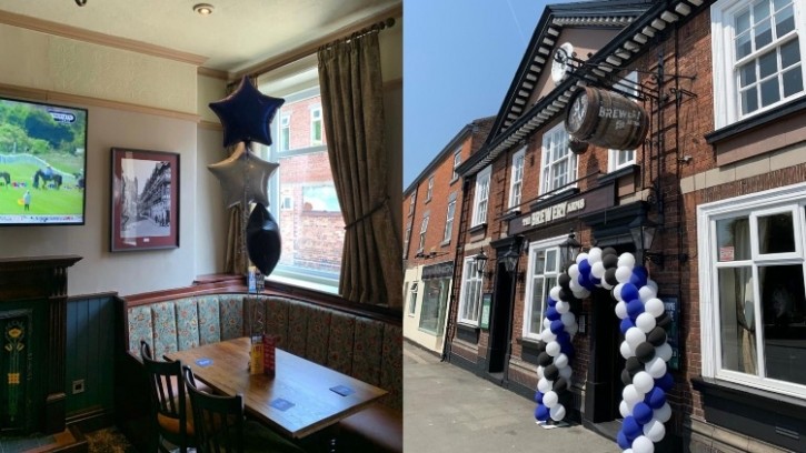 New look: Brewers Arms in Chester reopens after £160,000 refurbishment 
