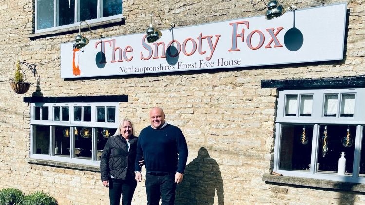 Dynamic duo: the Snooty Fox is the third pub opening from Richard Gordon and Sonya Harvey