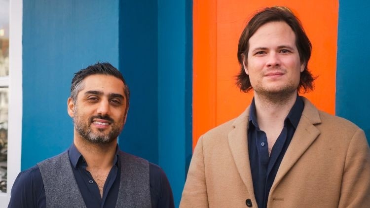 Little Door & Co: house party themed bar company to open first site in central London (Pictured: Owners Jamie Hazeel and Kamran Dehdashti)