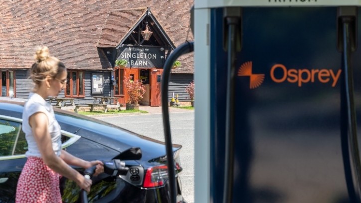 Right thing to do: Shepherd Neame installs three more electric charging points in its pub car parks across the South East