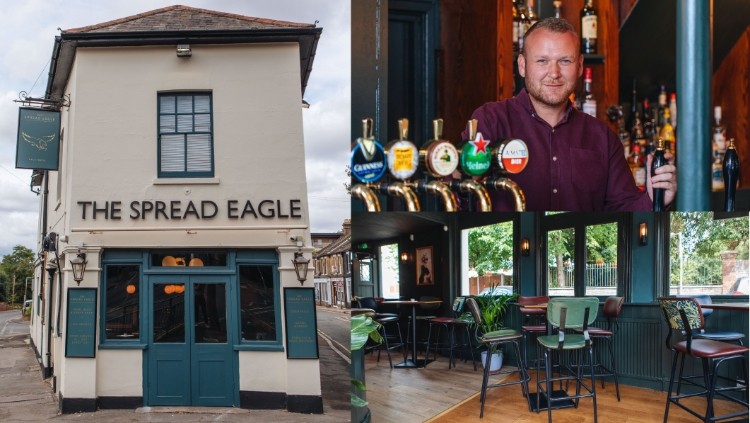 Punch site: Drew Cook has been installed as management partner at the renovated Spread Eagle