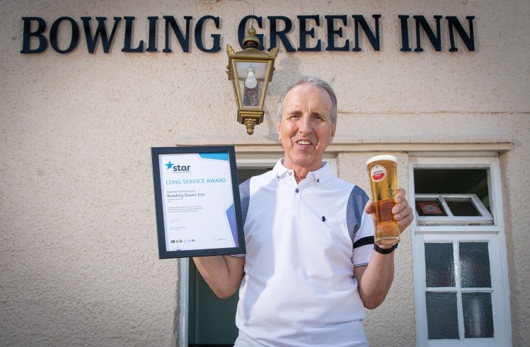 Long-standing licensee: Paul Monk has been a publican for 35 years 