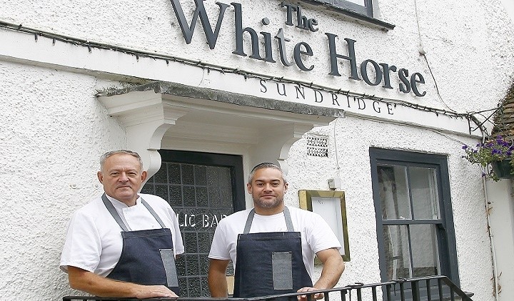 A family affair: Dan and Simon Barton have taken on the White Horse, their first site with Star Pubs & Bars