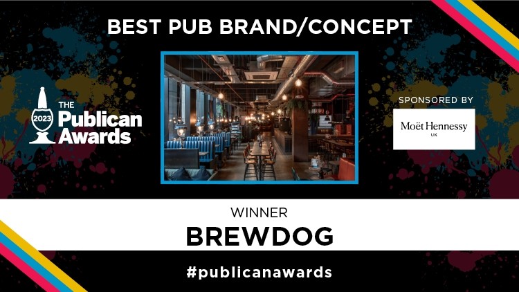 Best Pub Brand / Concept winner at Publican Awards 2023