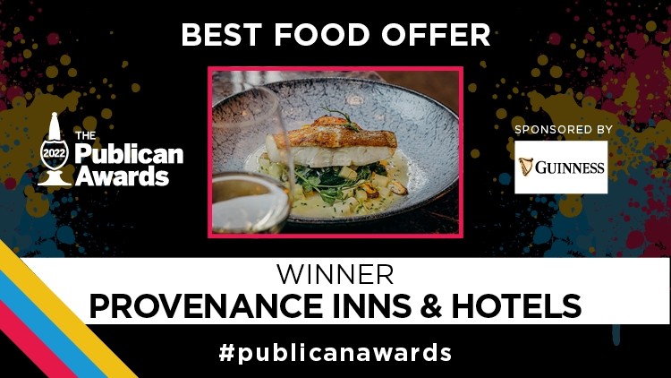 Publican Awards 2022 Best Food Offer Provenance Inns