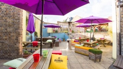 The Bulmers makeovers will include vibrant furniture, up-cycled bottle lighting, light up parasols and hand painted murals