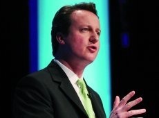Prime Minister David Cameron storm flood defences