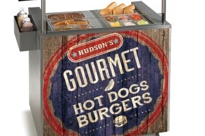 The Hudson gourmet hot dog cart from Country Choice