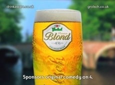 Grolsch Blond sponsors Channel 4 original Comedy