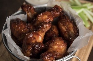  Bar Sport’s wings event combines food and sport with a “Man v Food” contest 