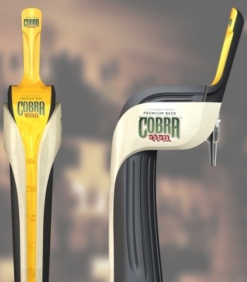Indian beer Cobra introduces sleeker new font to pubs