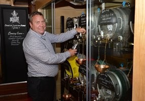 Pub installs cask ale 'cellar' at the bar