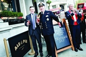Fuller's christens The Admiralty pub in naval style