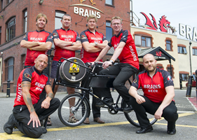 Brains staff to transport cask of ale 150 miles by bicycle