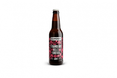 Hells: The 4.6% ABV beer is made with handpicked strawberries