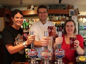 Three pubs win free Spitfire beer for a year