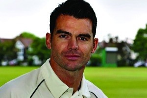 Jimmy Anderson cricket Strongbow cider