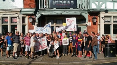 Licensee has 'never ever seen' ACV campaigners at his pub