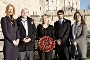 Tower of London Remembers project pub donation