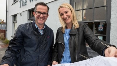 New site: Mark Anderson and his wife Sarah will open the White Lion at the end of August