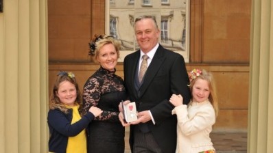 Influential figure: Keith Bott receives MBE