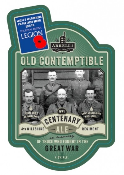 Arkell's new Old Contemptibles WWI beer