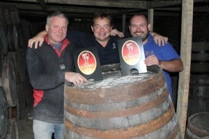 Otter brews beer to celebrate flaming tar barrels event