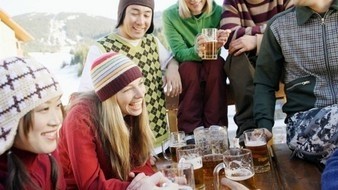 Tech-savvy: 40% of those aged 16 to 24 use their phone at the pub to send a message or make calls